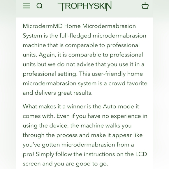 TROPHY SKIN Microderm MD Dermabrasion System. NEW & SEALED. - Picture 10 of 16